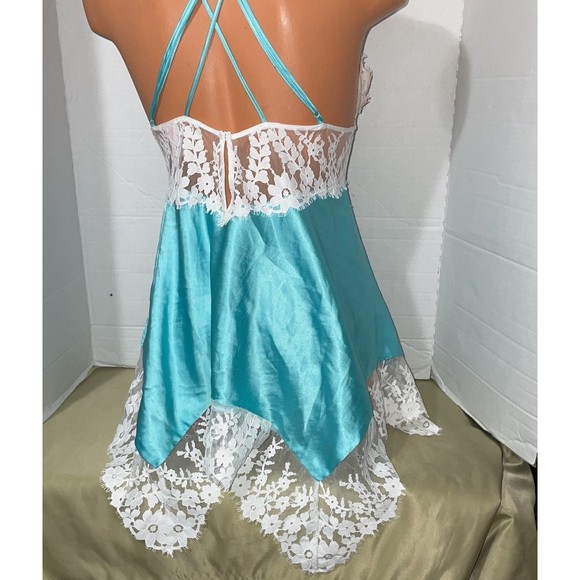 Vintage Victoria’s Secret silky satin slip y2k chemise negligee nightgown SM - Picture 8 of 12